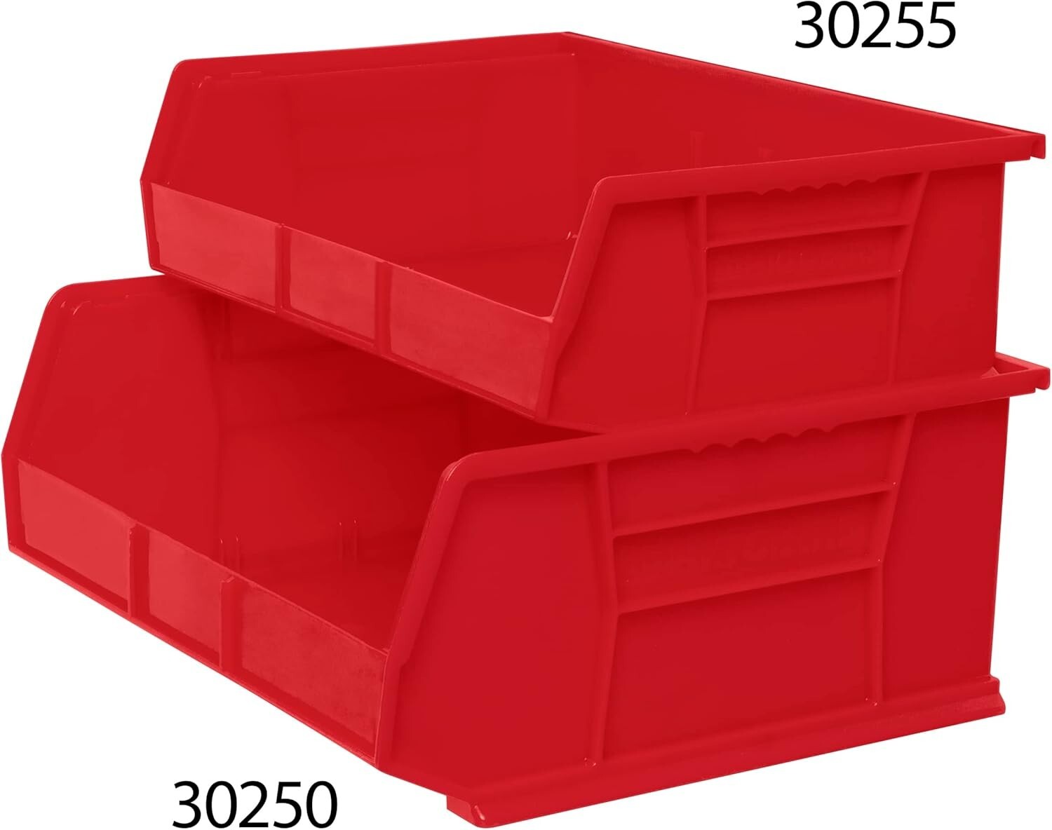 Durable and Customizable AkroBins - 75 lbs Plastic Storage Bins, Easy Retrieval