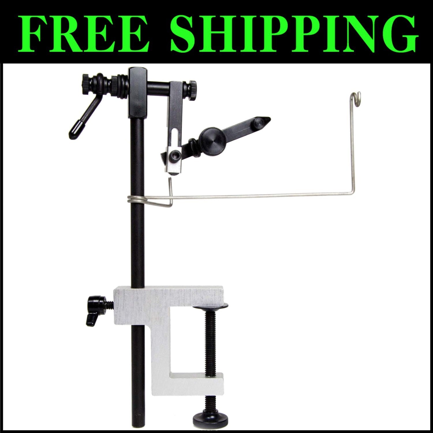 Affordable Odyssey Fly Tying Vise - Durable, Rotating Design for Fly Tyers