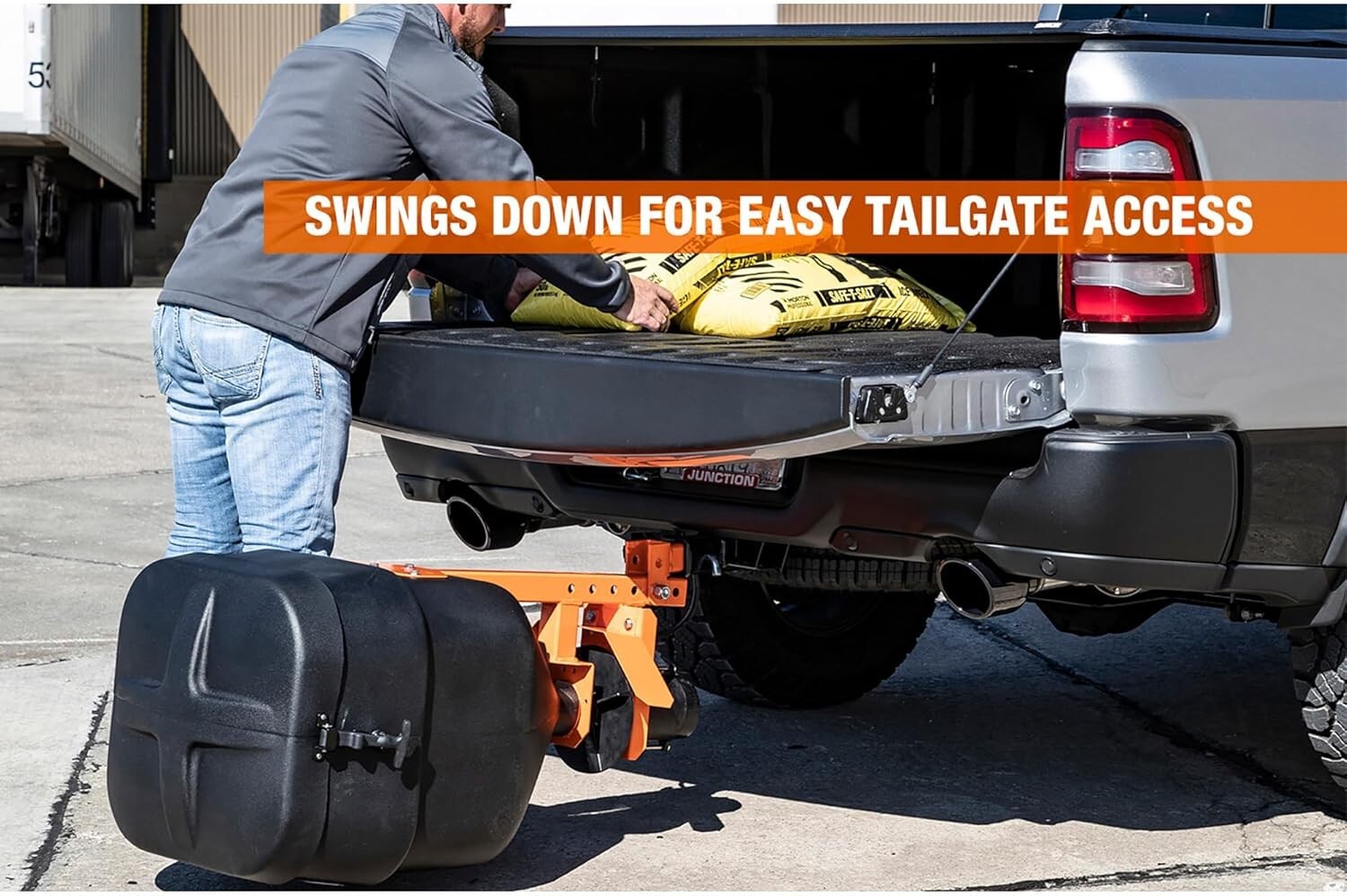 Buyers Products 4.4 Cu Ft Tailgate Salt Spreader for Efficient Winter Management
