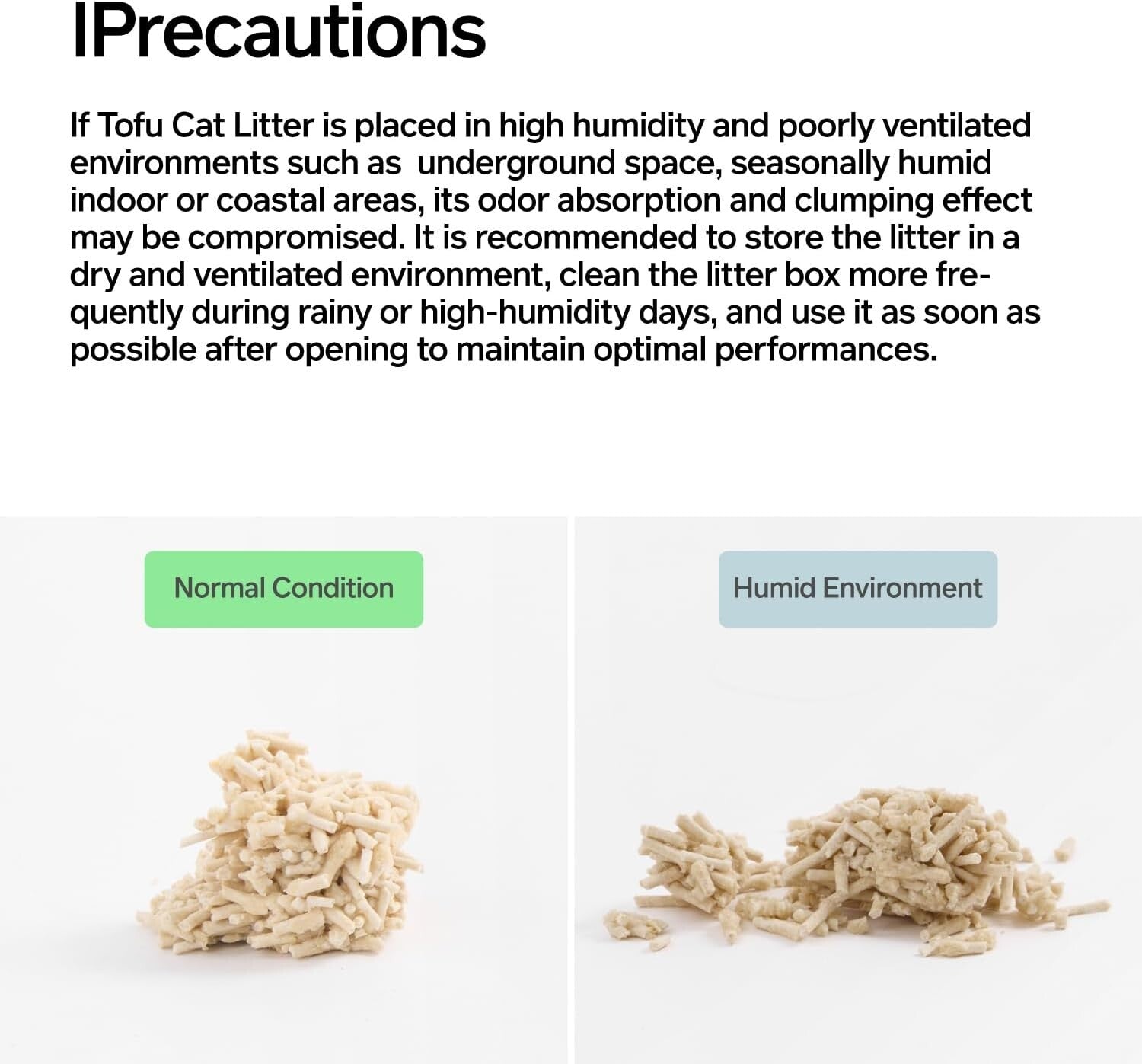 Eco-Friendly Tofu Cat Litter - Clumping, Fast Drying & Less Scattering 5.3lb x 4