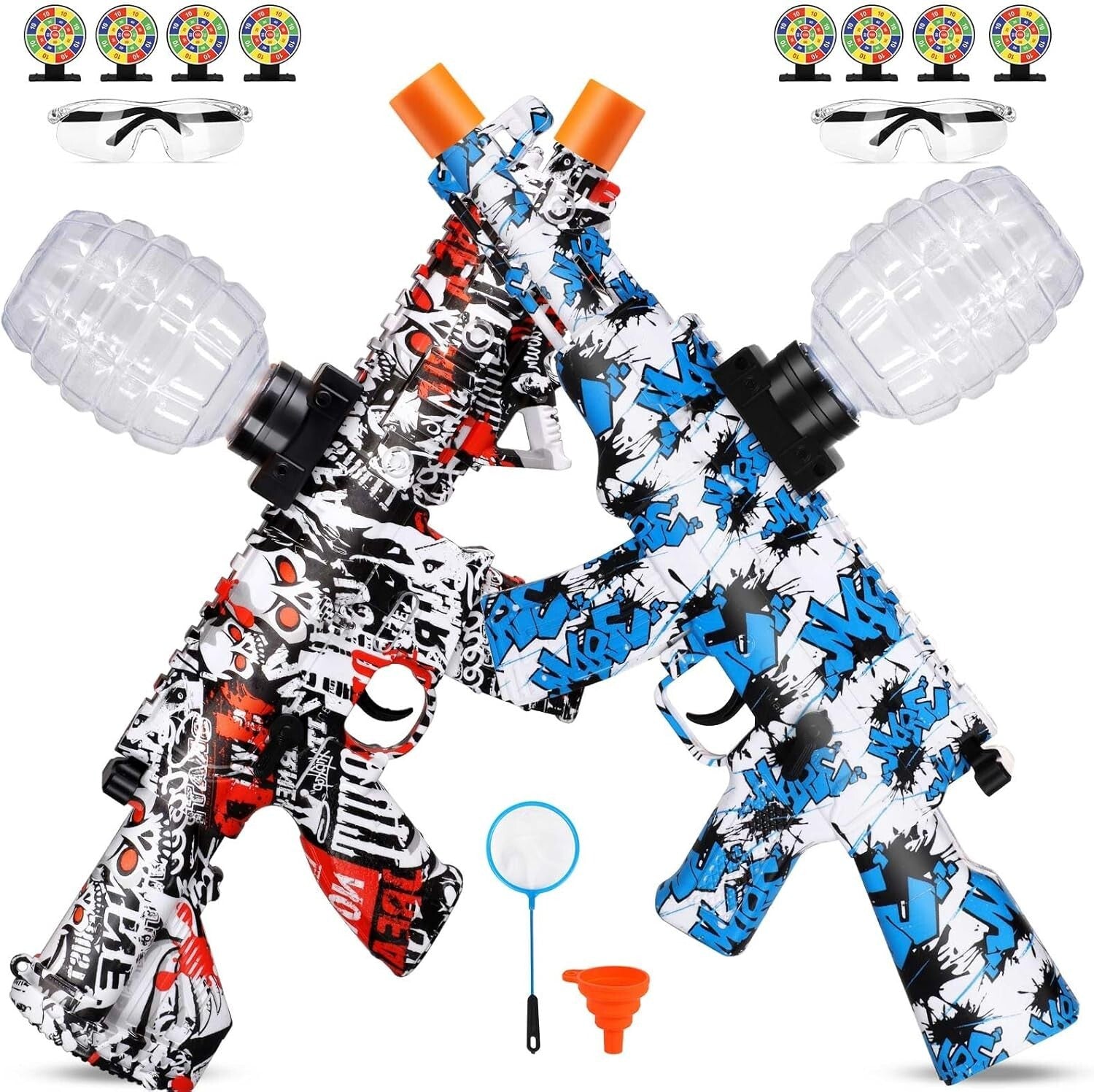 Upgraded Gel Splatter Toy with Accessories - Perfect for Parties and Holidays