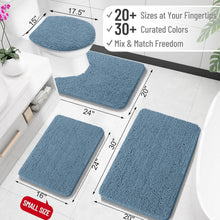Load image into Gallery viewer, Plush 30x20 Chenille Bath Mat with Rubber Backing - Ultra Absorbent &amp; Cozy