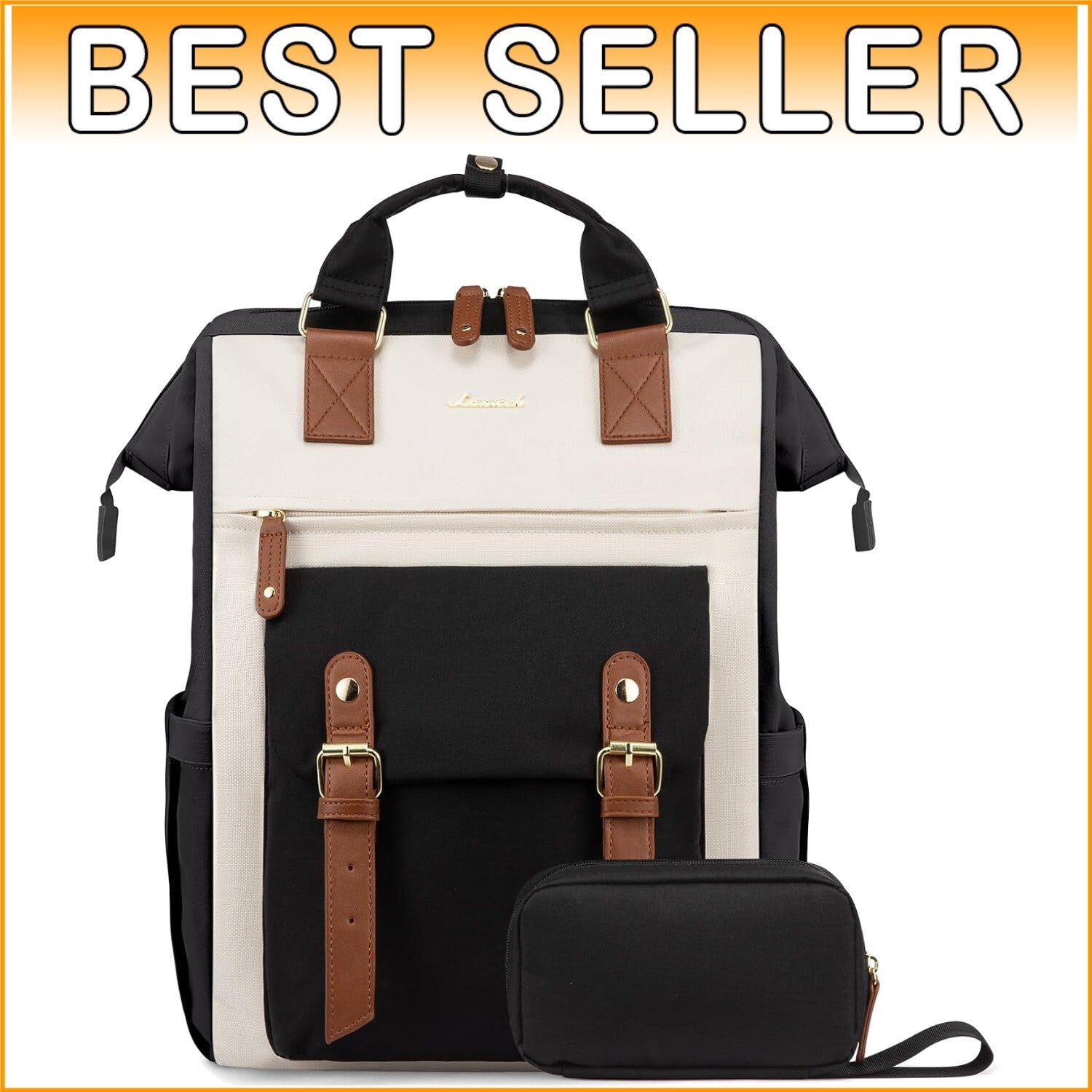 Stylish Wide Open Women’s Backpack – Perfect Work & Travel Bag for Professionals