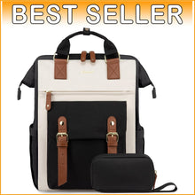 Load image into Gallery viewer, Stylish Wide Open Women’s Backpack – Perfect Work &amp; Travel Bag for Professionals