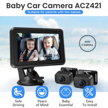 Load image into Gallery viewer, Easy Install HD Baby Car Camera with 360° View &amp; Night Time Capabilities