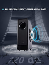 Load image into Gallery viewer, Immersive 5.1-Ch Speaker System with Wireless Subwoofer &amp; Smart Remote Control