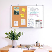 Load image into Gallery viewer, Versatile 36x24 Inch Magnetic Cork Board with Accessories for School &amp; Office