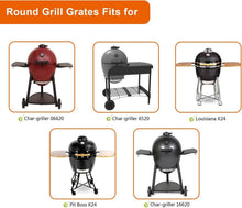 Load image into Gallery viewer, 19.5" Heavy Duty 304 Stainless Steel Round Grill Grate - Easy Clean Surfaces