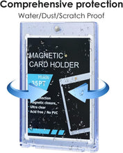Load image into Gallery viewer, Premium 35pt Magnetic Card Holders - Clear Protective Sleeves for Trading Cards