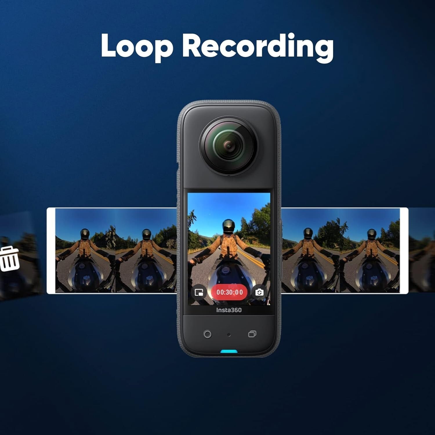 Ultimate X3 5.7K 360 Action Camera Bundle - Mounts & Selfie Stick Included