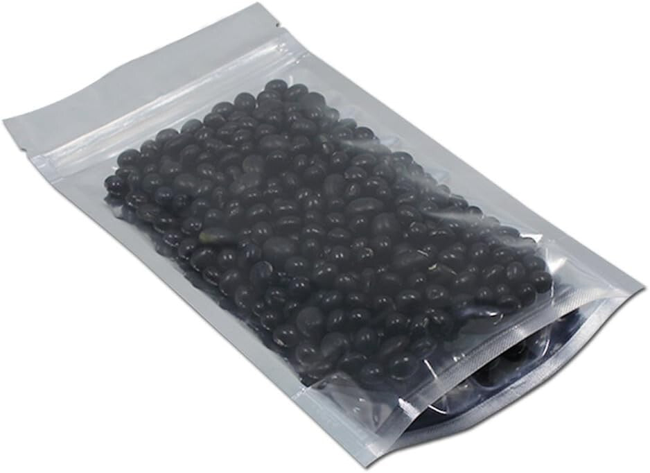Clear Front 1000 Count Heat Seal Mylar Bags – Ideal for Snacks, Coffee & More