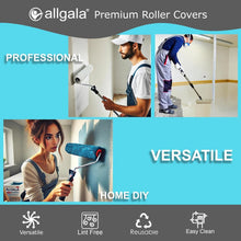 Load image into Gallery viewer, Professional 9-Inch Lint-Free Paint Roller Covers, 24 Pack for Smooth Finishes