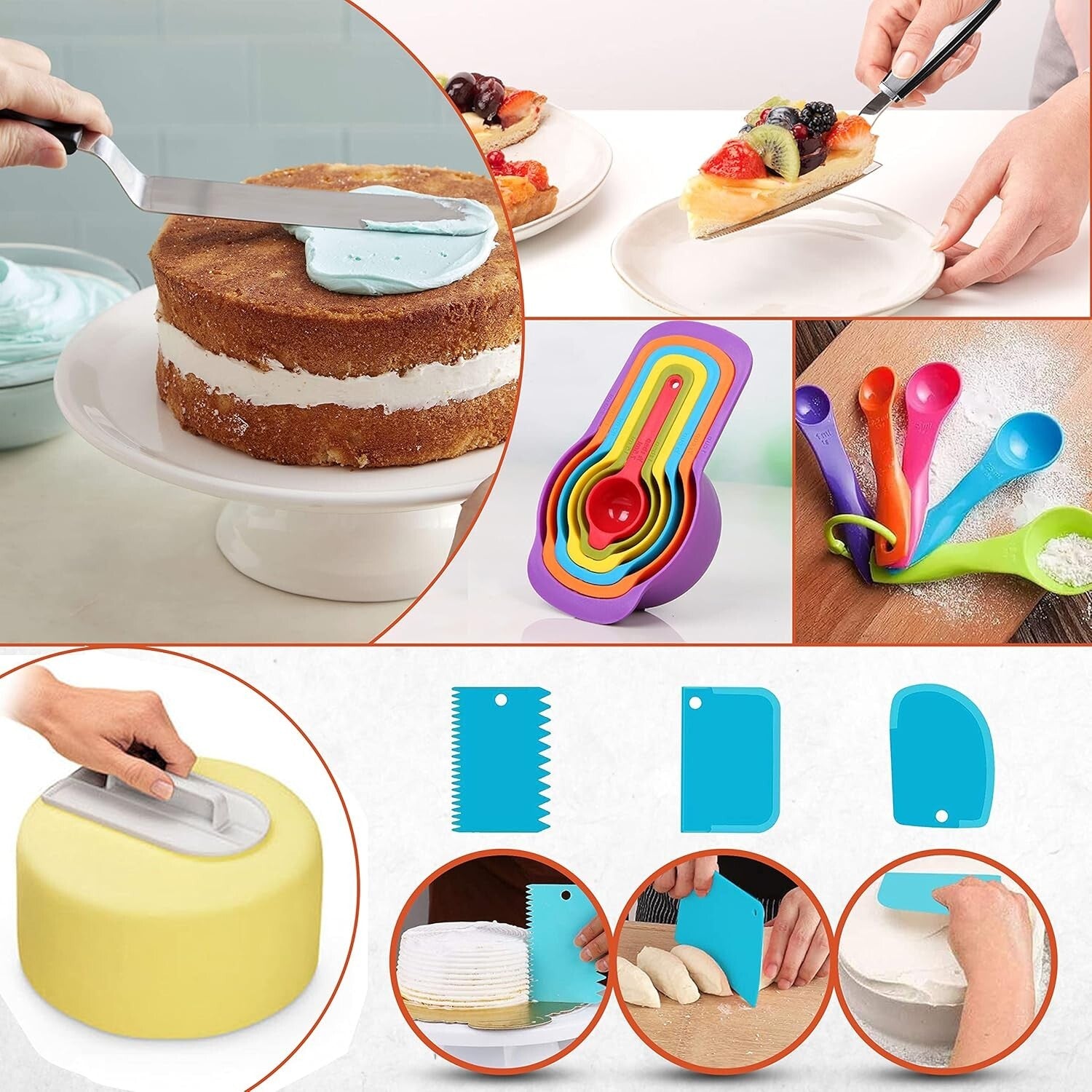 Complete 700PCs Cake Decorating & Baking Supplies - Ideal Gift for Bakers