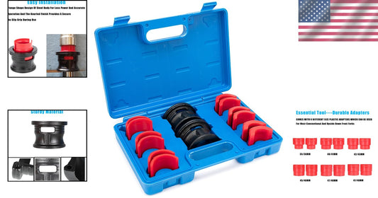 14PC Motorcycle Fork Seal Driver Tool Kit - 6 Sizes for Reliable Repairs