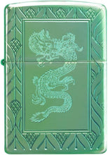 Load image into Gallery viewer, Refillable High Polish Green Brass Pocket Lighter - Perfect Gift Collection