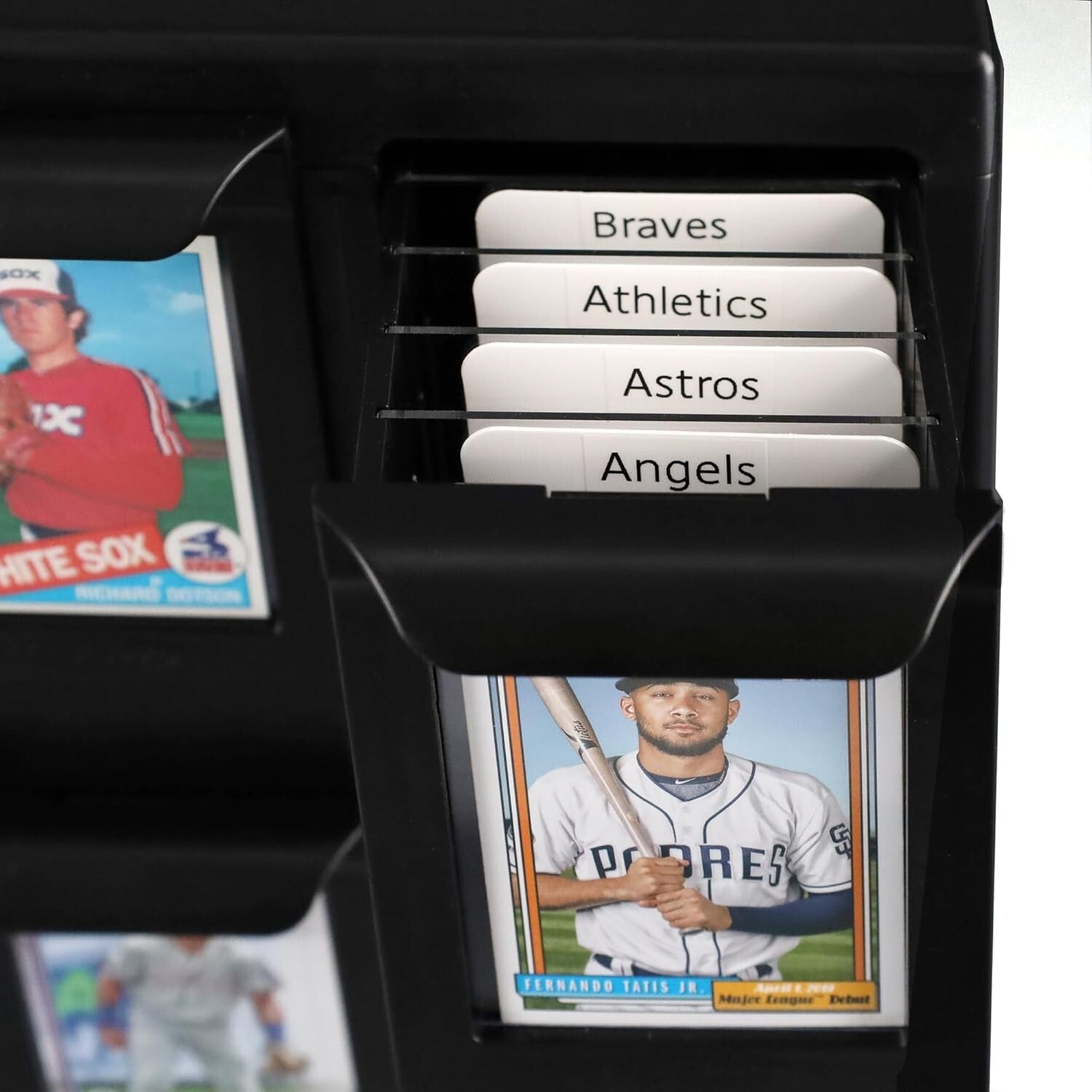 6-Drawer Stackable Trading Card Storage Box - Holds 700 Sports Cards/1150 Gam...