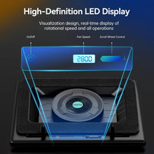 Load image into Gallery viewer, High-Performance Laptop Cooling Pad with Turbo Fan &amp; Touch Control - 15-21in