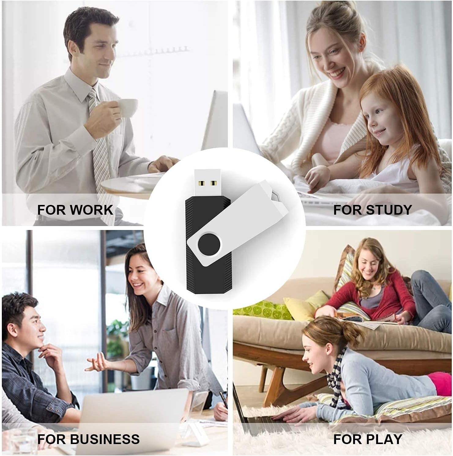 Convenient 50-Pack 1GB USB Flash Drives - Versatile & Compact Memory Solutions