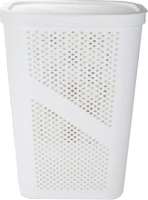 Load image into Gallery viewer, Set of 2 - 60L Slim Laundry Hampers with Ventilated Lid, Space-Saving Design
