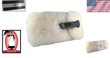 Load image into Gallery viewer, Gentle 9" Lambswool Wash Pad with Real Leather Backing for All Vehicles