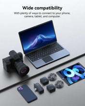 Load image into Gallery viewer, Mini Wireless Microphone with Noise Reduction - Ideal for YouTube &amp; TikTok