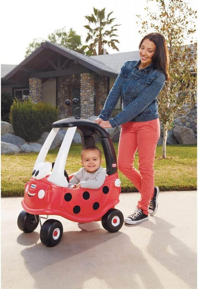 Durable Ladybug Cozy Coupe Ride-On Car for Kids, Perfect for Toddlers Age 18M-5Y