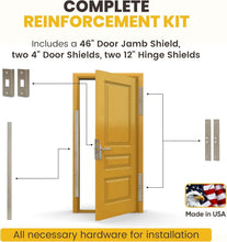 Load image into Gallery viewer, DIY Door Armor MAX Security System for Jambs &amp; Hinges - 30-Minute Installation