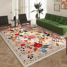 Load image into Gallery viewer, 6'x9' Soft Boho Floral Rug | Vintage Design, Stain Resistant &amp; Easy Maintenance