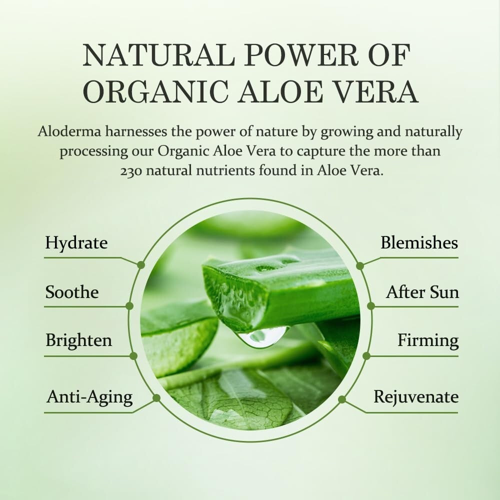 Natural Aloe Vera Gel Infused with Tea Tree Oil - 900ml for Skin & Scalp Care