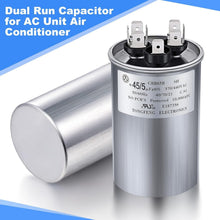 Load image into Gallery viewer, High-Performance 45/5 MFD Capacitor Set for Air Conditioning Units - 370V/440V