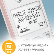 Load image into Gallery viewer, Rose Gold Cordless Phone System with Digital Answering Machine &amp; Call Blocking