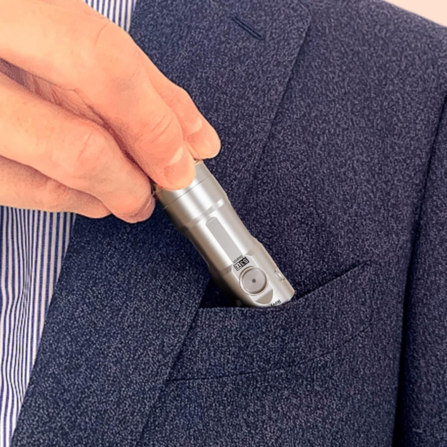 S3 Ti Titanium Flashlight: Super Bright 1800 Lumen with Instant Memory Mode