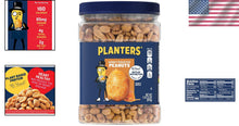 Load image into Gallery viewer, Honey Roasted Peanuts 34.5 oz Jars in 6PK - Sweet, Salty, and Nutritious