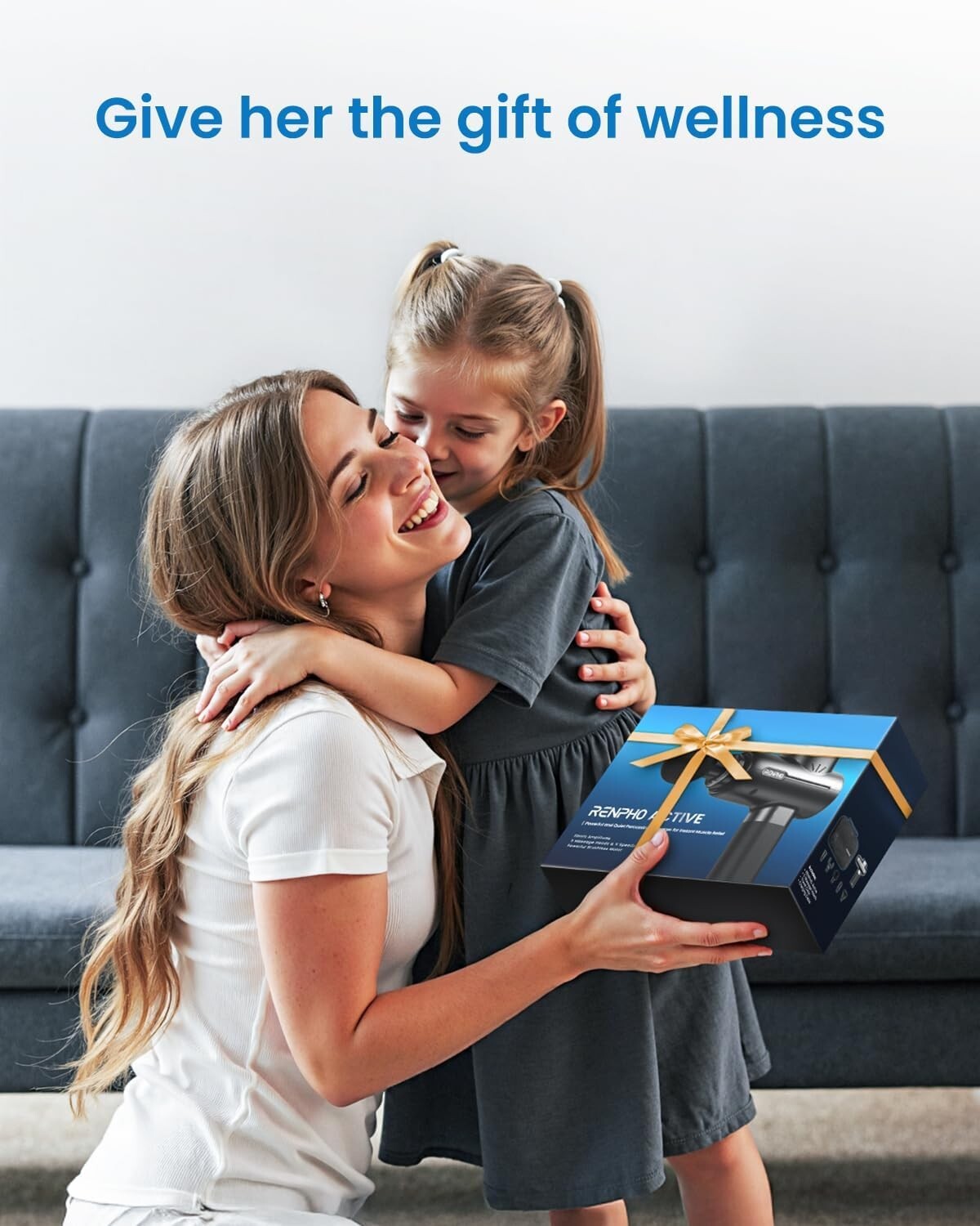 Athlete’s Choice: Compact Massage Gun with 5 Attachments for Total Body Relief