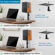 Load image into Gallery viewer, Compact Metal Speaker Stands with Adjustable Height - Studio Monitor Set of 2