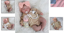 Load image into Gallery viewer, Lifelike Sleeping Reborn Baby Doll - 20 Inch - Complete with Nursing Kit