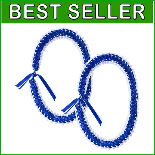 Customizable 2025 Graduation Lei | Vibrant, Handmade Double Braided Necklace