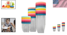 Load image into Gallery viewer, Compact &amp; Stackable Baby Food Storage Set - 24 BPA-Free Containers for Freshness