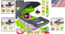 Load image into Gallery viewer, Versatile 20-in-1 Food Chopper &amp; Slicer - Stainless Steel Blades for Quick Prep