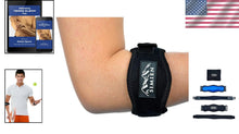 Load image into Gallery viewer, 2-Count Tennis Elbow Brace with Compression Pad &amp; Wrist Sweatband - Pain Relief