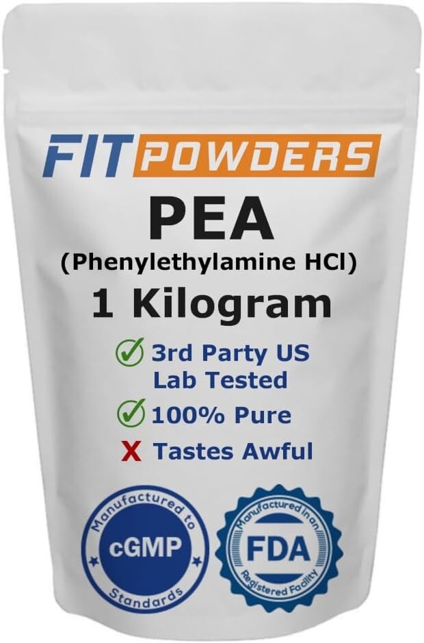 35.274 Ounce Pure Phenylethylamine Powder for Energy and Cognitive Support