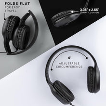 Load image into Gallery viewer, Noise-Isolating Kids Headphones with In-Line Mics - Perfect for Schools