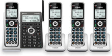 Load image into Gallery viewer, 4-Handset Cordless Home Phone with Smart Call Blocker &amp; Full Duplex Speakerphone