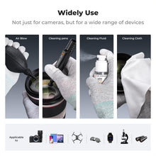Load image into Gallery viewer, Pro Lens Cleaning Kit with Anti-Static Gloves &amp; 15ml Cleaning Liquid - Blue