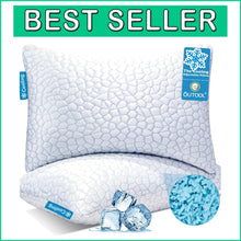Load image into Gallery viewer, King Size 2 Pack Cooling Bed Pillows for Side &amp; Back Sleepers - Soft Comfort