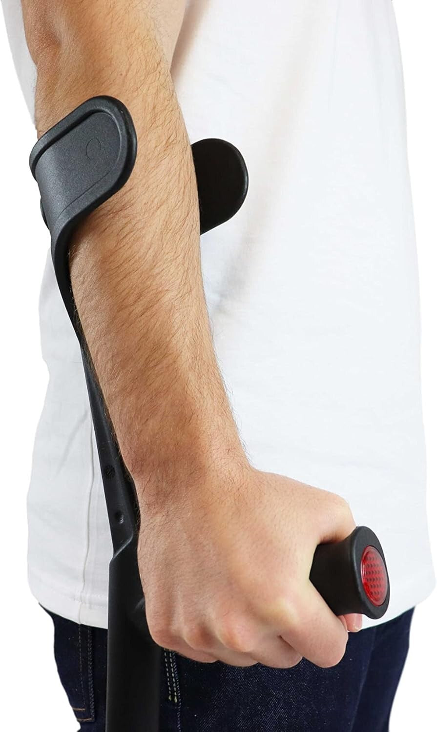 Durable Polypropylene Handled Forearm Crutches - Safety & Stability for Recovery