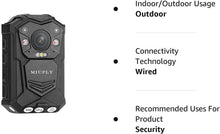 Load image into Gallery viewer, Professional Night Vision Body Camera with 10-Hour Battery &amp; 2-Inch Display