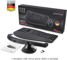 Load image into Gallery viewer, Wireless Ergonomic Keyboards &amp; Vertical Mouse Combo for Comfort &amp; Convenience
