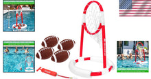 Load image into Gallery viewer, Splash Pass Football Game: Fun Pool Activity with 4 Footballs - Ultimate Summer