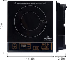 Load image into Gallery viewer, 1800W Gold Induction Cooktop - Portable Countertop Burner for Effortless Cooking